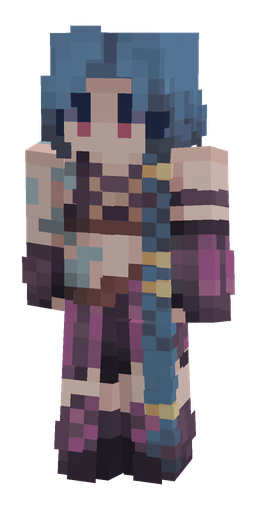 Black skin: body, front render