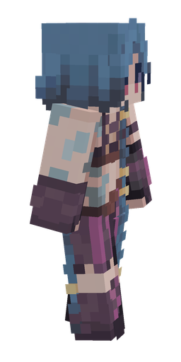 Black skin: body, right side render