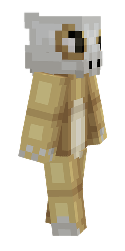 Brown skin: body, right side render