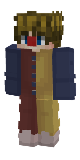 Blue skin: body, front render
