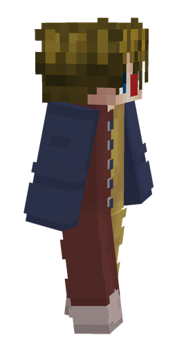 Blue skin: body, right side render