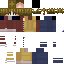 Blue skin: raw texture render