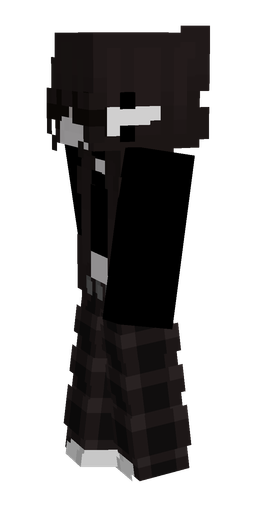 Black skin: body, left side render
