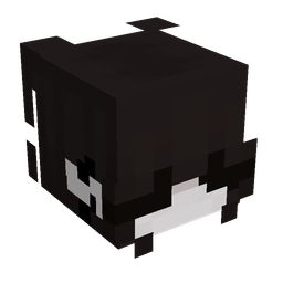 Black skin: head render