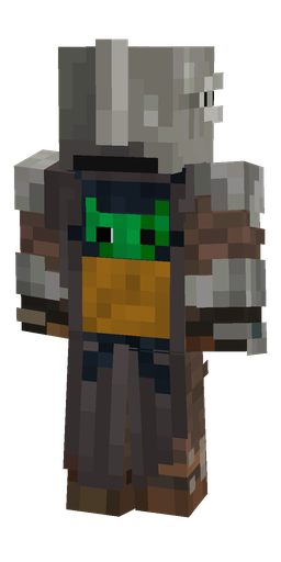 Brown skin: body, back render