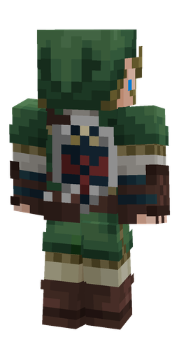 Classic skin: body, back render