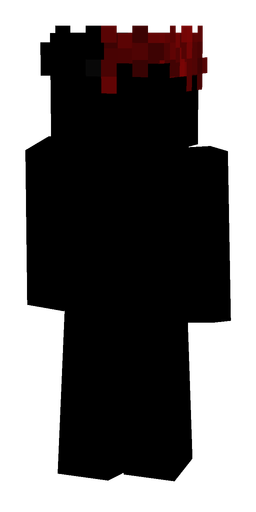 Black skin: body, back render