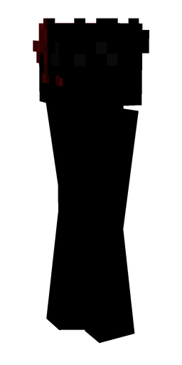 Black skin: body, left side render