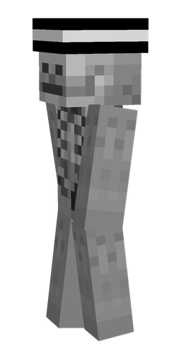 Dark skin: body, left side render