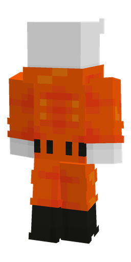 Black skin: body, back render