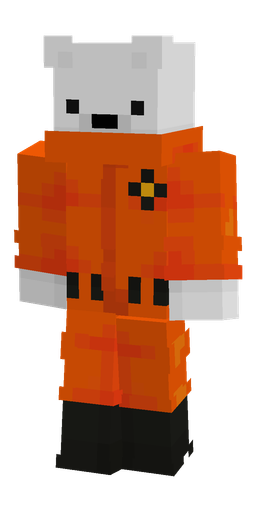 Black skin: body, front render