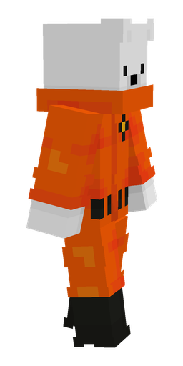 Black skin: body, right side render