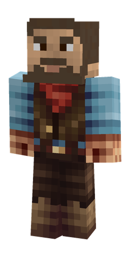 Blue skin: body, front render