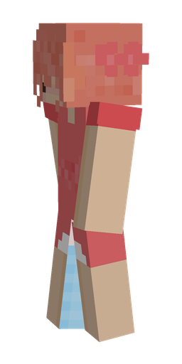Orange skin: body, left side render