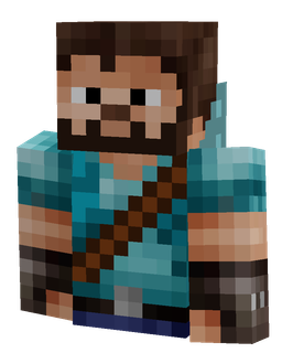 Black skin: bust render