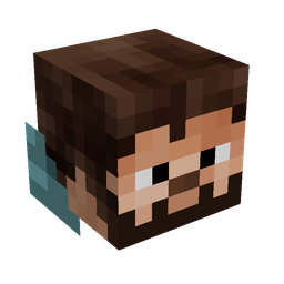 Black skin: head render