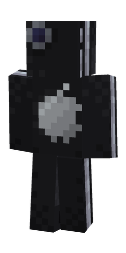 Black skin: body, back render