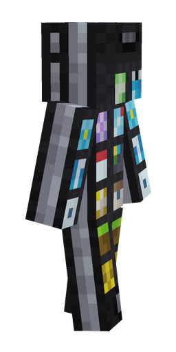 Black skin: body, right side render