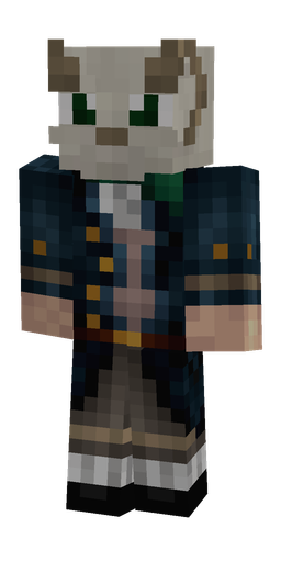 Black skin: body, front render