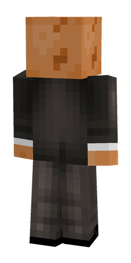 Black skin: body, back render