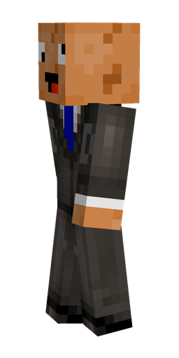 Black skin: body, left side render