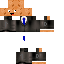 Black skin: raw texture render