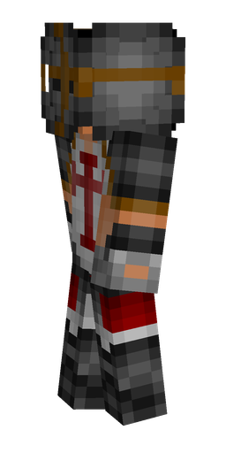 Black skin: body, left side render