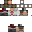 Black skin: raw texture render