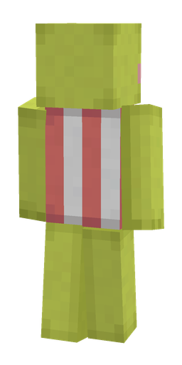 Red skin: body, back render