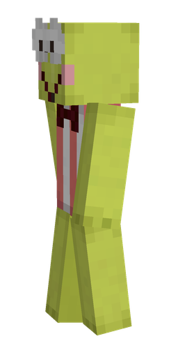 Red skin: body, left side render