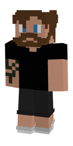 Black skin: body, front render