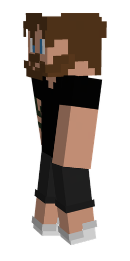 Black skin: body, left side render