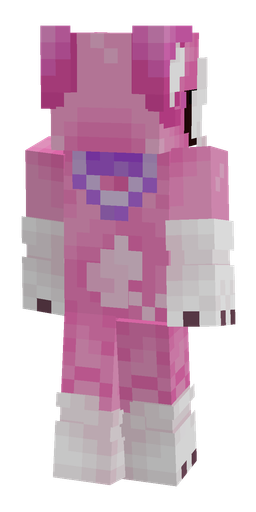 Pink skin: body, back render