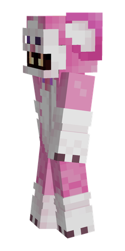 Pink skin: body, left side render