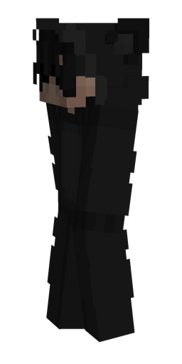 Black skin: body, left side render