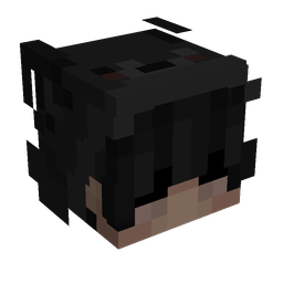 Black skin: head render