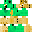 Classic skin: raw texture render