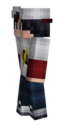 Black skin: body, left side render