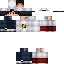 Black skin: raw texture render