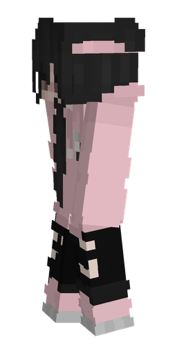 Black skin: body, left side render