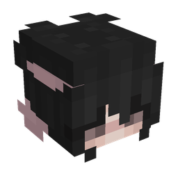 Black skin: head render