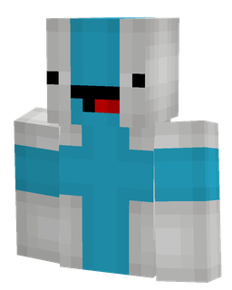 Blue skin: bust render