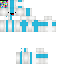 Blue skin: raw texture render