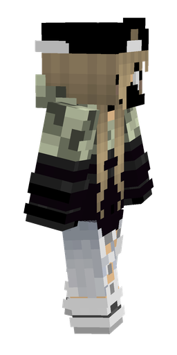 Black skin: body, right side render