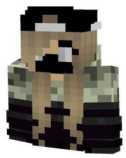 Black skin: bust render