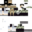Black skin: raw texture render