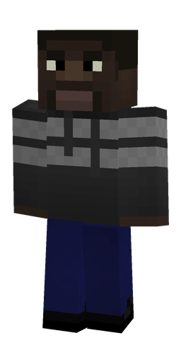Black skin: body, front render