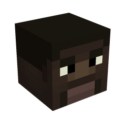 Black skin: head render