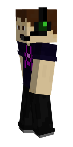 Black skin: body, left side render