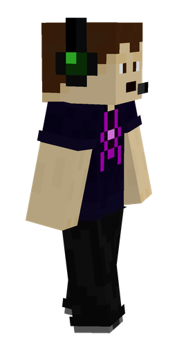 Black skin: body, right side render